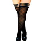 Tiffany schwarze Schenkelstrümpfe – Bild 9