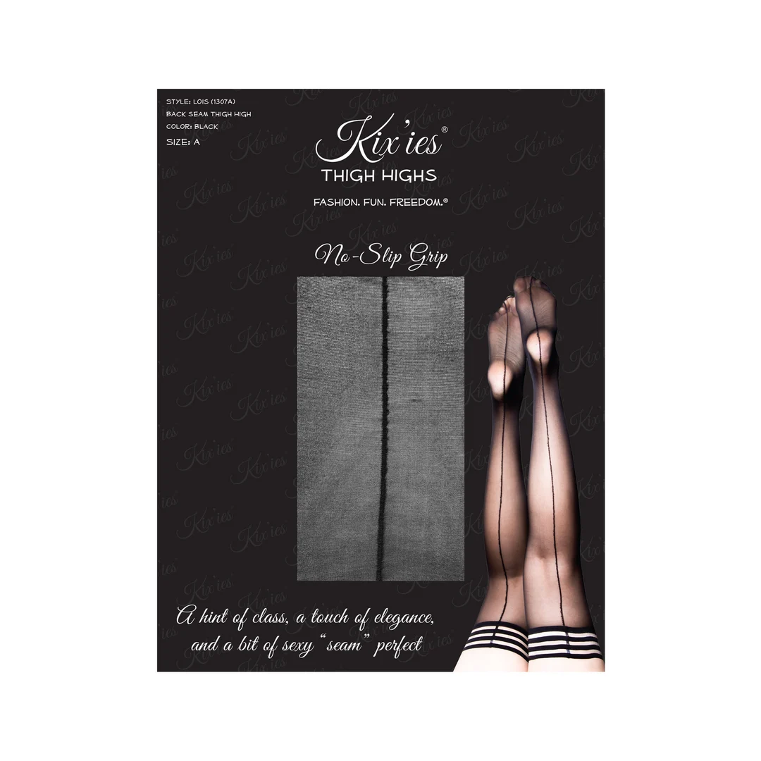 Halterlose Strümpfe mit Silikonband für einen verführerischen, eleganten Look – Kix'ies – Bild 13