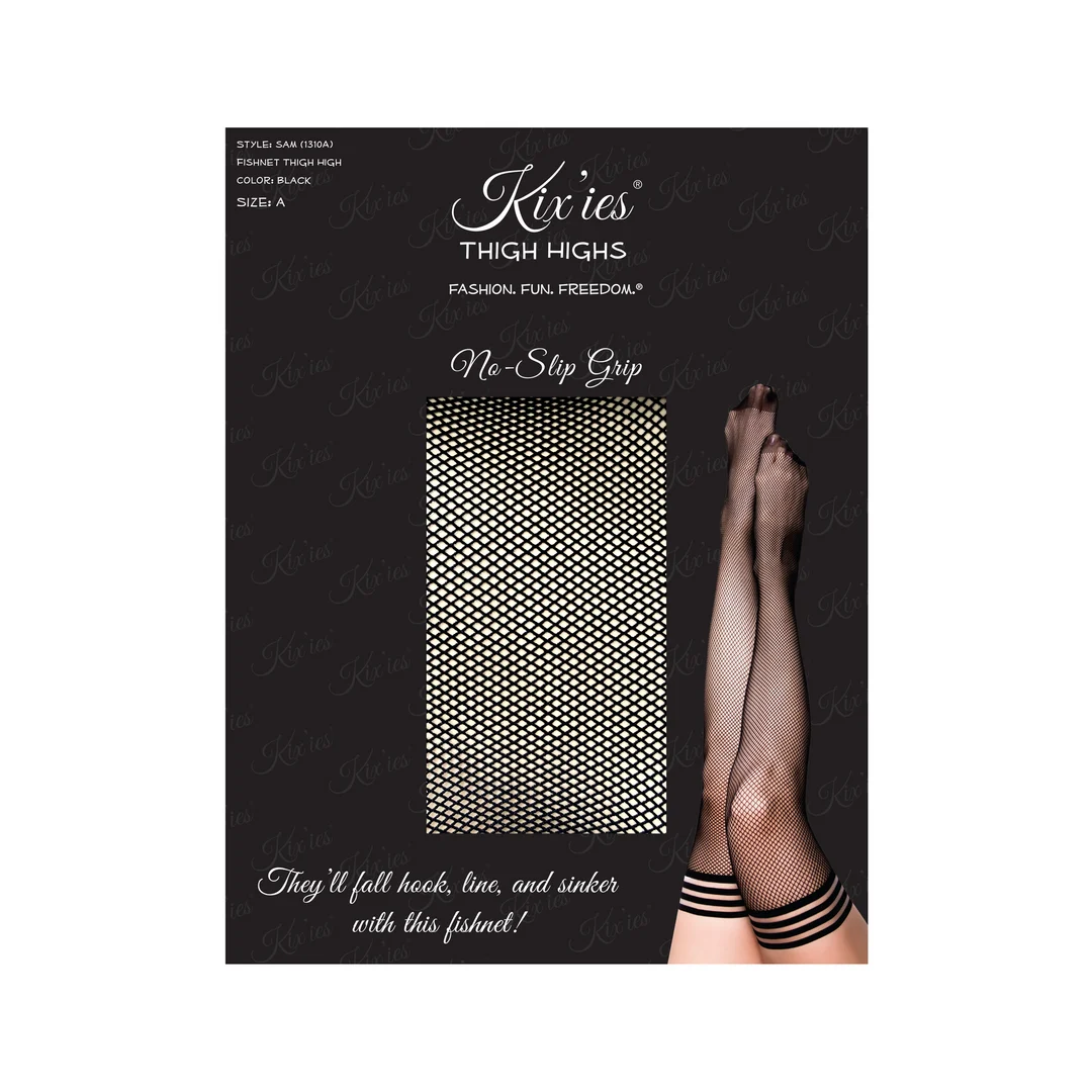 1310C-BLK-2 Kix'ies Sam oberschenkelhohe Strümpfe – Bild 1