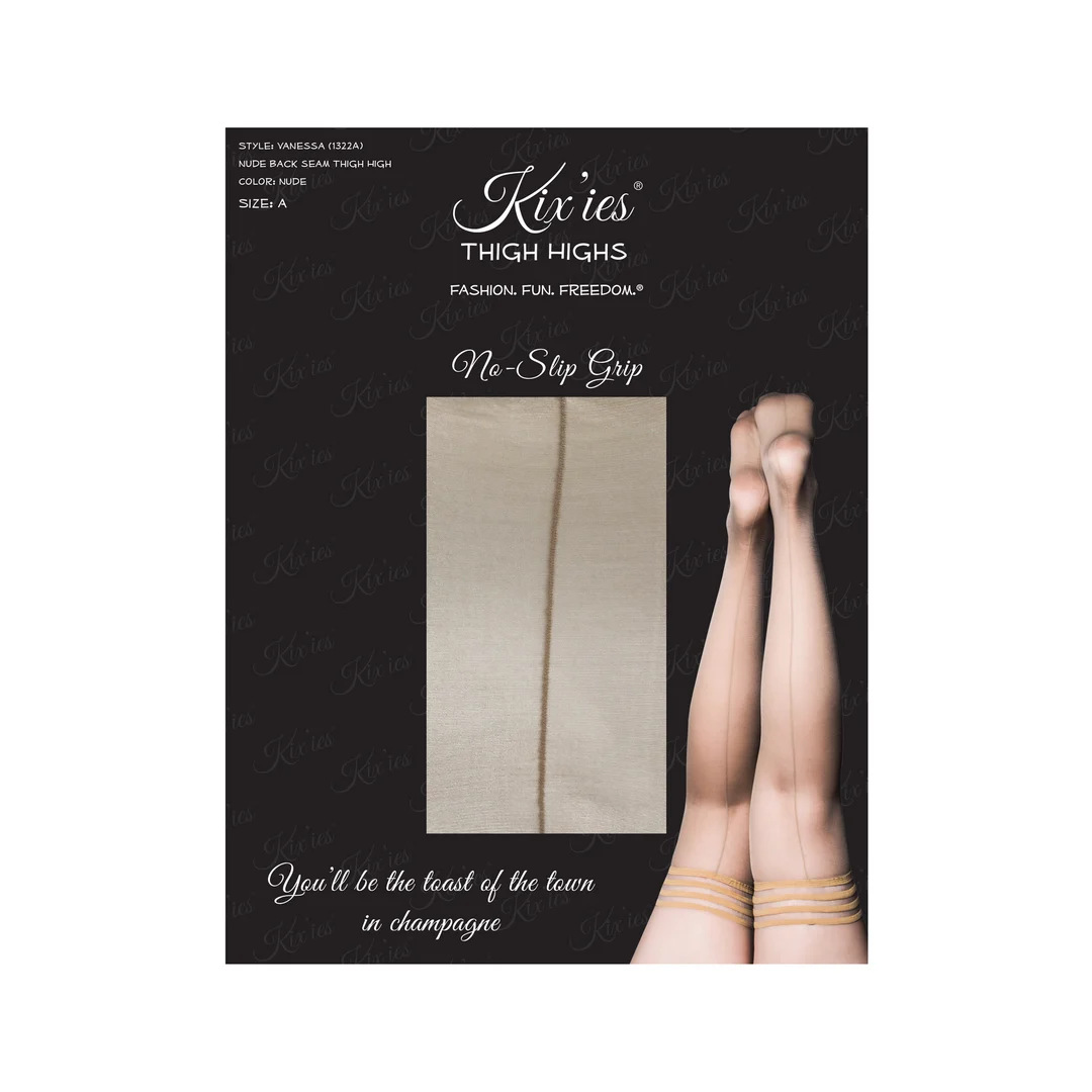 Kix'ies Vanessa hautfarbene oberschenkelhohe Strümpfe – Bild 19
