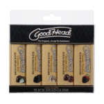 Doc Johnson GoodHead Gleitgel mit Schokoladengeschmack, 5er Pack