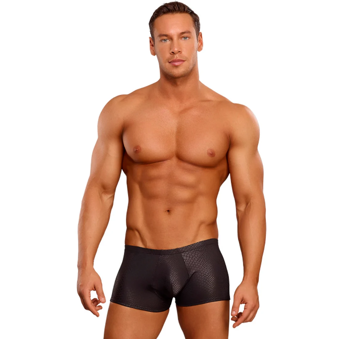 Male Power Mini Short Black Cobra – Bild 2