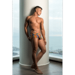 Herren Slip, sexy Herrenunterwäsche mit Pride Print und Pouch – Male Power – Bild 5