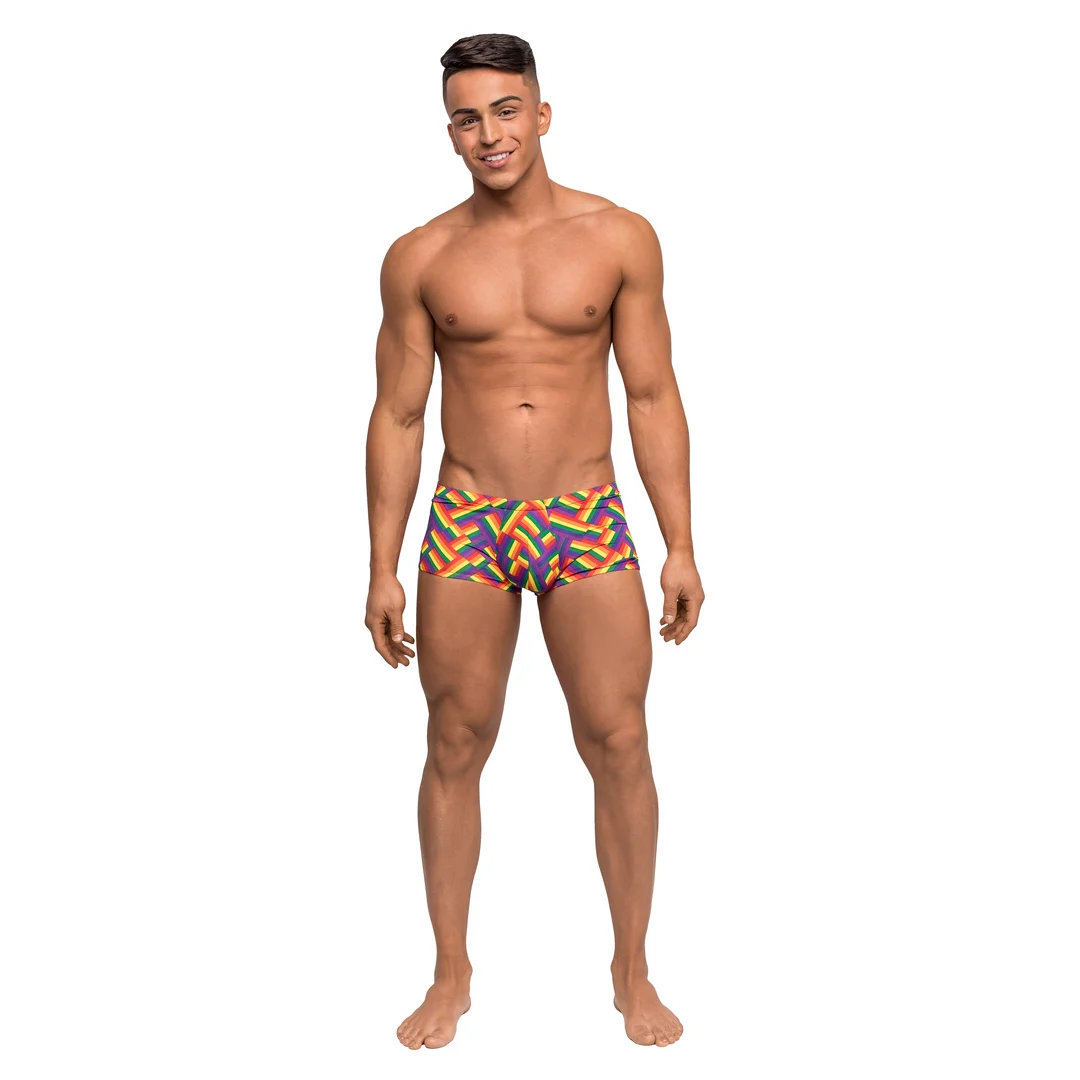 Herren Slip, sexy Herrenunterwäsche mit Pride Print und Pouch – Male Power – Bild 9