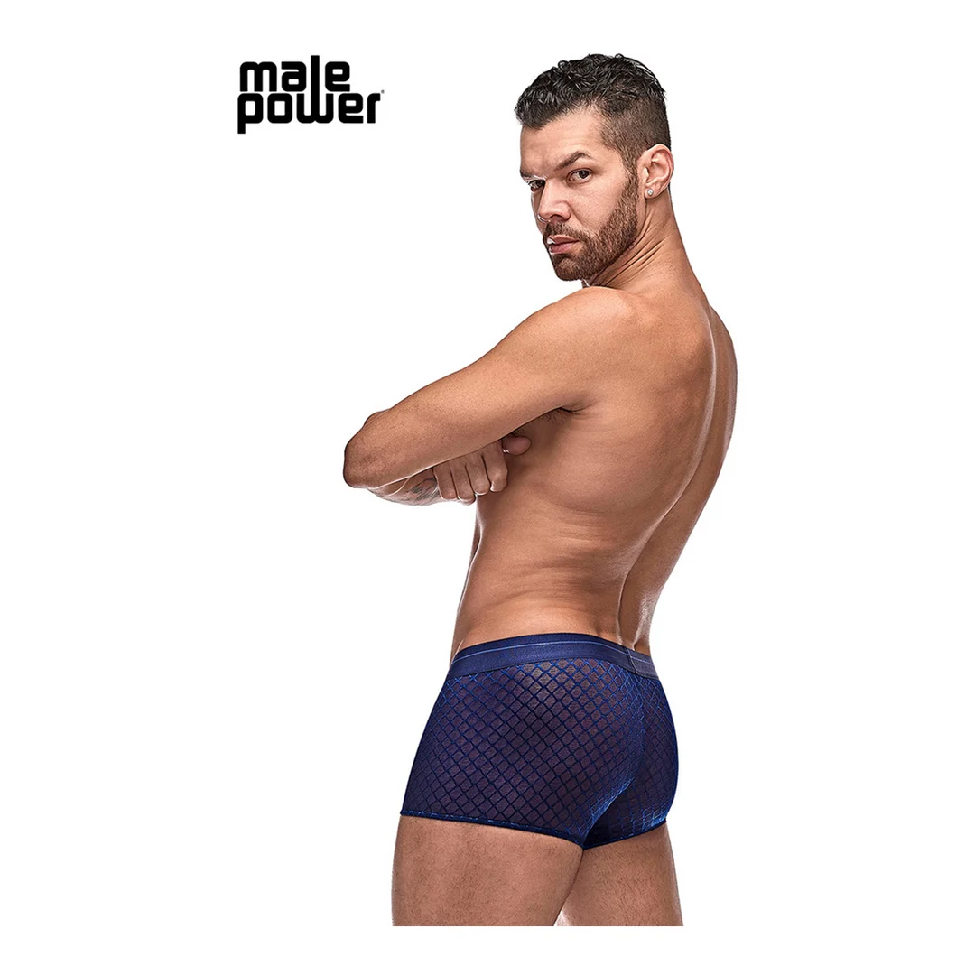 Male Power Mini Short Marineblau – Bild 9
