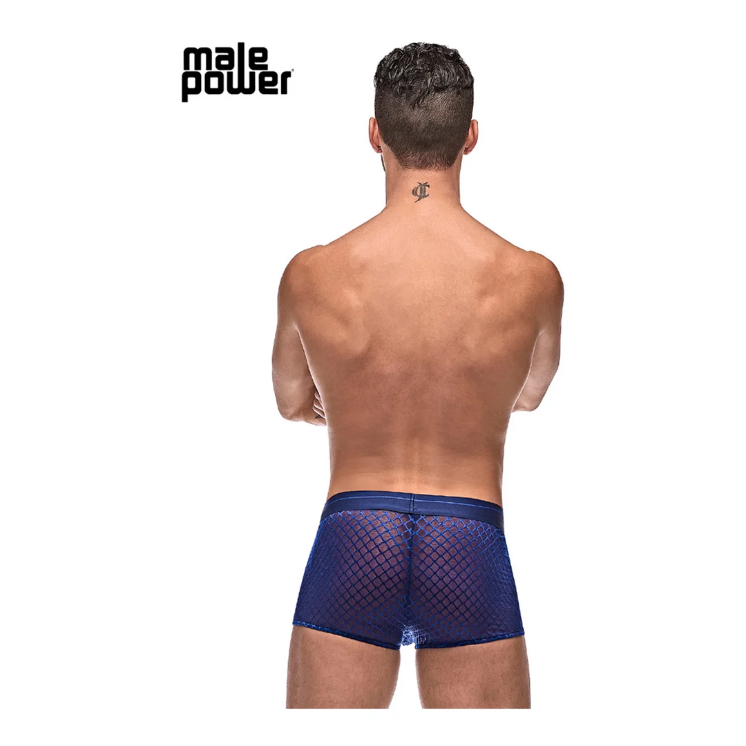 Male Power Mini Short Marineblau – Bild 2