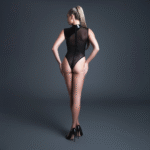 Femme Fatale Body mit tiefem V Ausschnitt – Bild 9