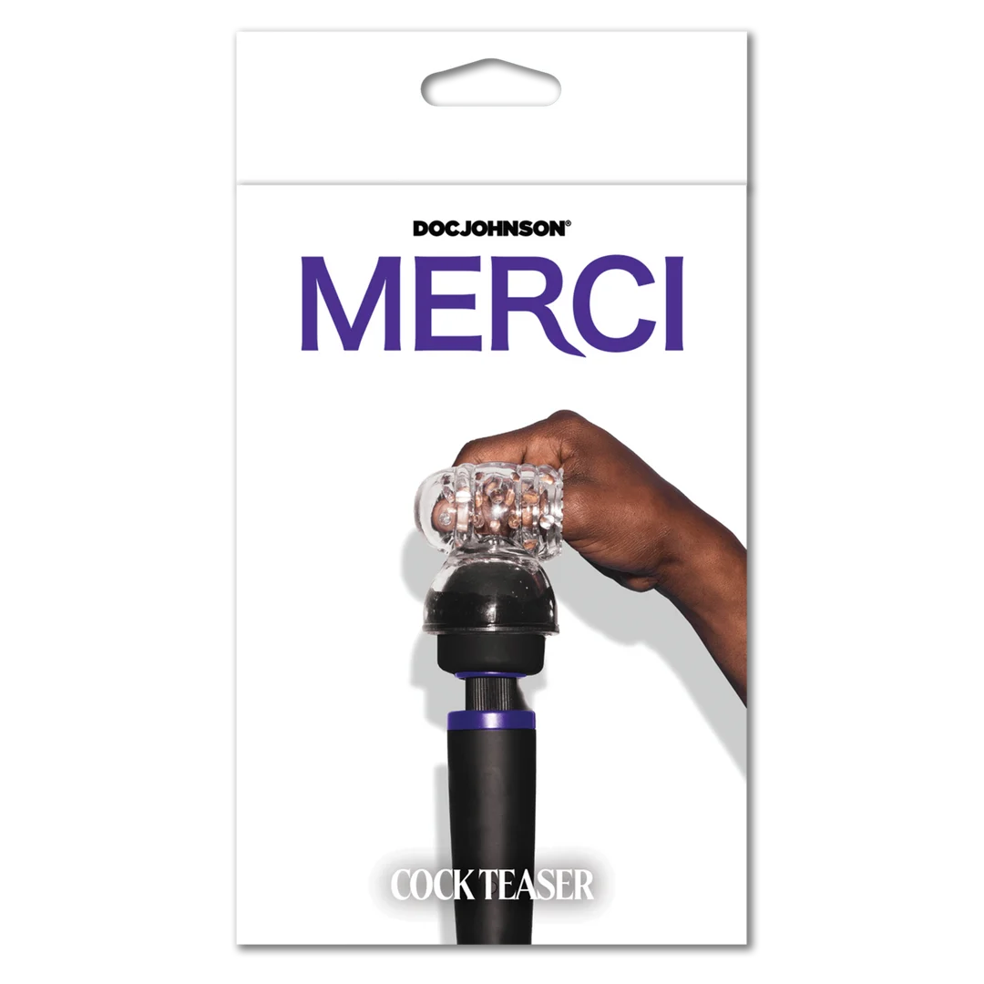 2400-16-BX-2 Doc Johnson Cock Teaser Aufsatz für Massagevibratoren, transparent – Bild 1
