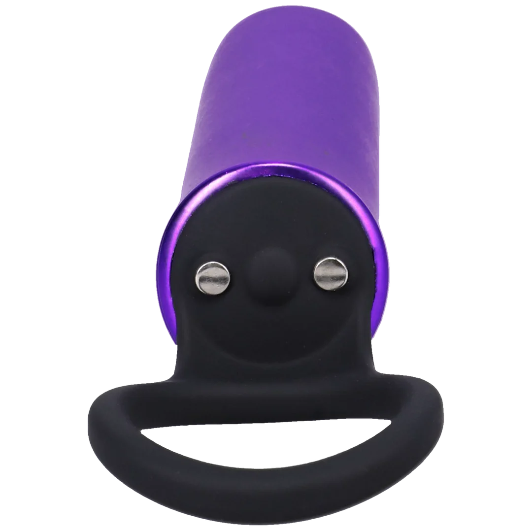 Doc Johnson Power Play Vibrator mit Silikon Griff ring – Bild 2