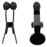 BDSM Nippelklemmen mit festem Halt – Nippers Edelstahl Nippelklemmen mit Silikonspitze, Schwarz – Bild 2