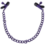 BDSM Nippelklemmen mit verstellbarem Griff | Nippelquetscher | Lila – Bild 5