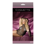 Fetisch Netz Teddy mit Handschuhen · Plus Size