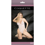 High Cut Teddy aus Diamond Mesh mit Schleifendetail für kurvige Looks · Coquette – Bild 6