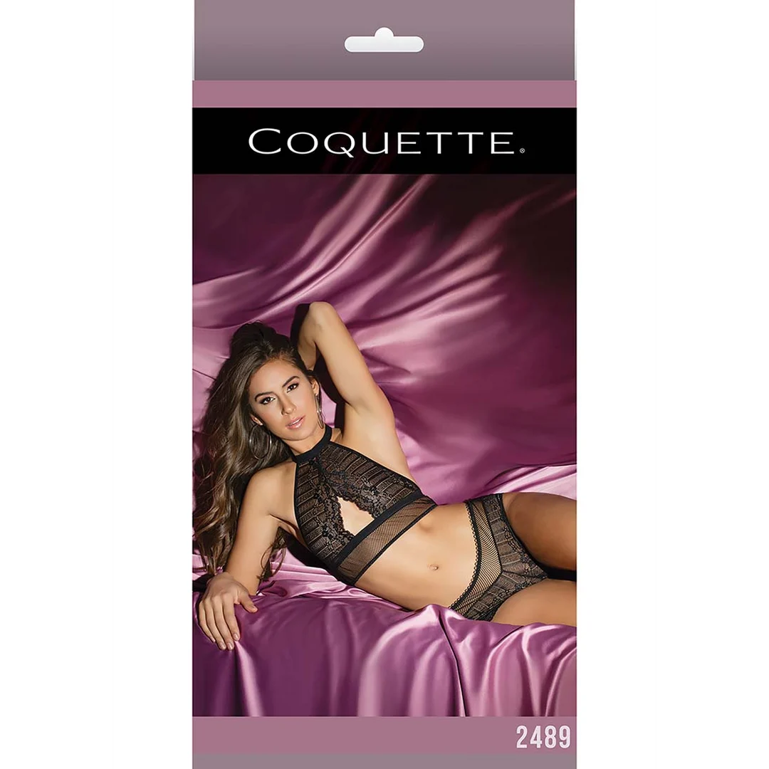 Coquette Netz Neckholder und Booty Shorts – Bild 6