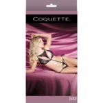 Coquette Teddy ohne Schritt mit seitlicher Schleife und Cut outs