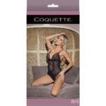 Sexy Plus Size Body mit offenem Schritt und Spitzendetails für kurvige Silhouetten – LIN – Bild 6