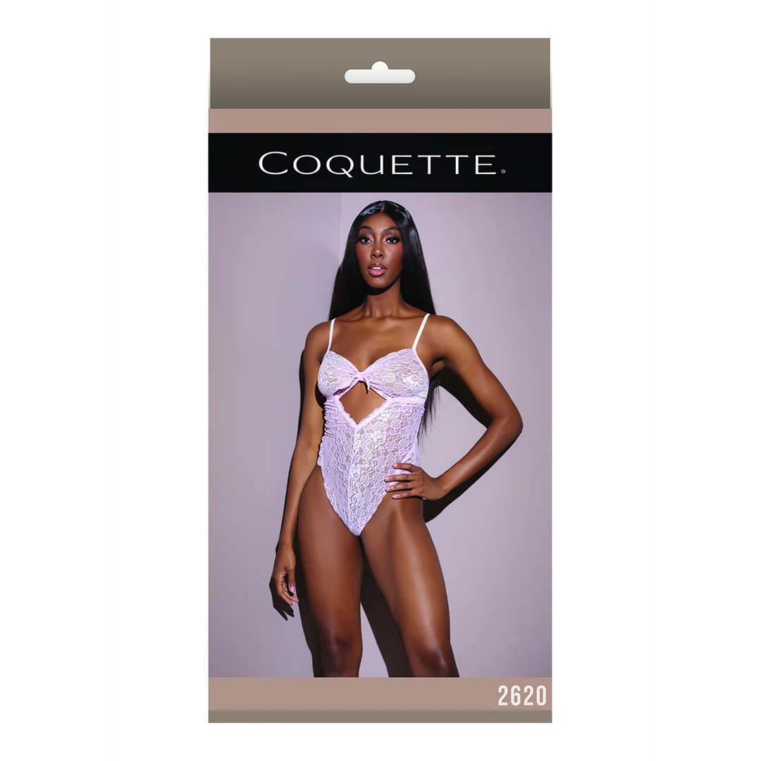 2620PNK-OS-2 Coquette Twist Cup Teddy in Rosa – Bild 1