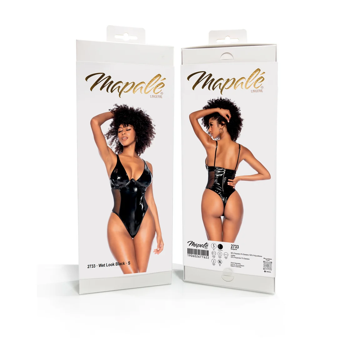 Mapalé Body in glänzendem Schwarz – Bild 9