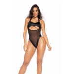 Wetlook Body mit Unterbrustdesign für eine verführerische Silhouette – LIN – Bild 3