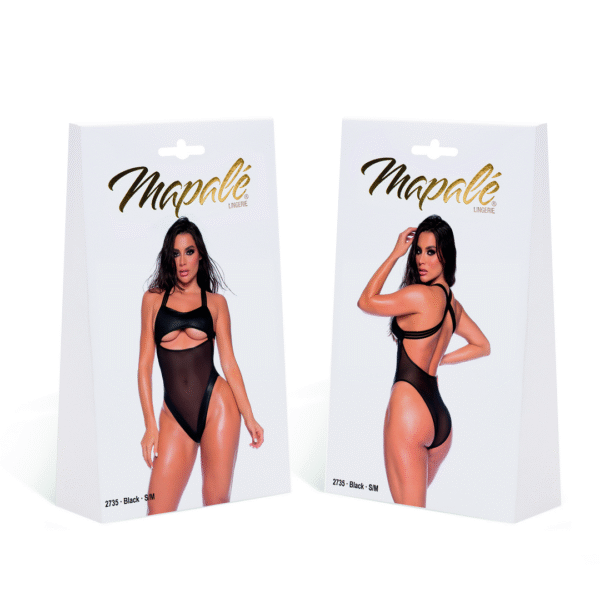 Wetlook Body mit Unterbrustdesign für eine verführerische Silhouette – LIN