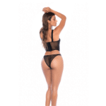 Zweiteiliges Mesh Set von Mapalé in Schwarz – Bild 3