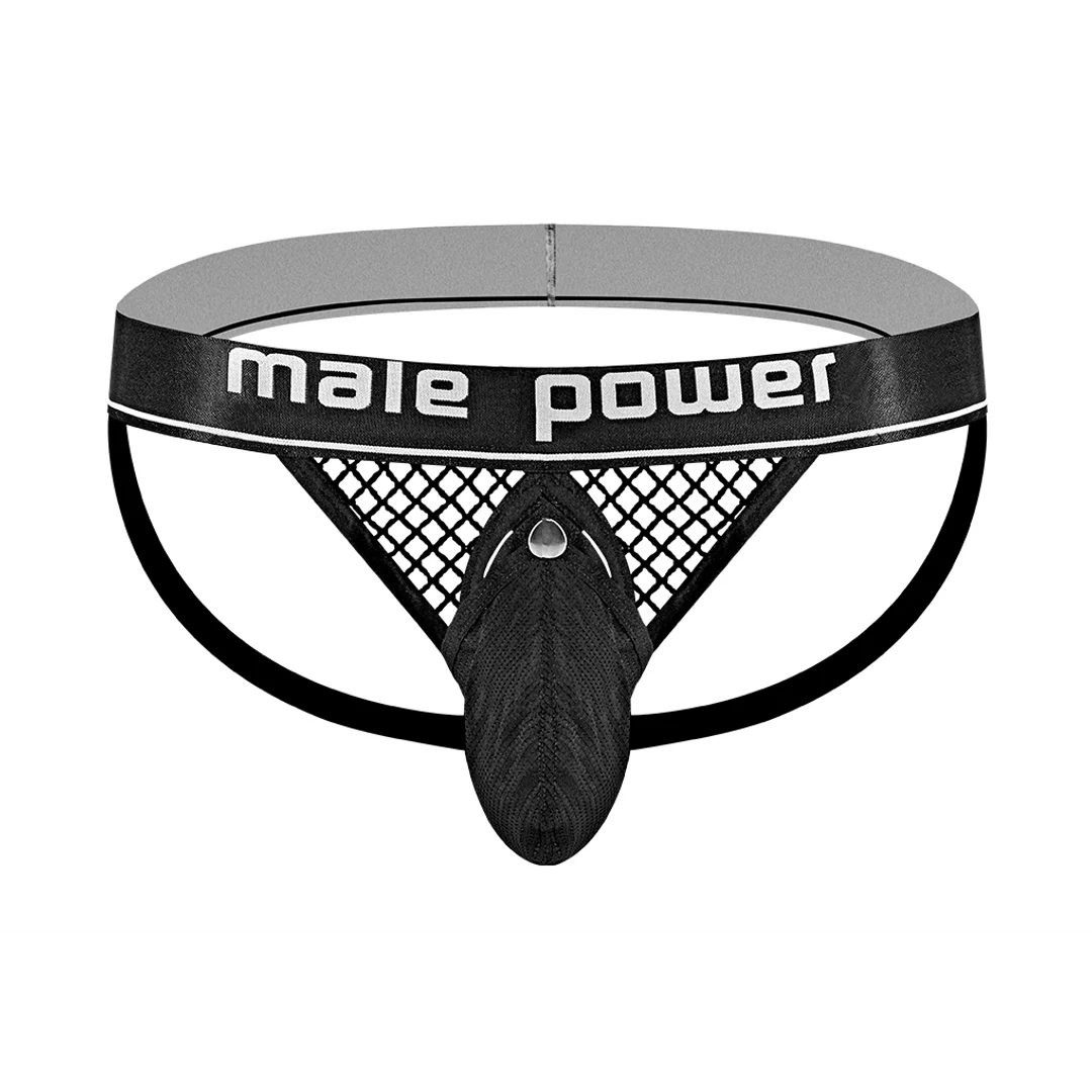 Male Power Jockstrap mit schwarzem Cockring – Bild 11