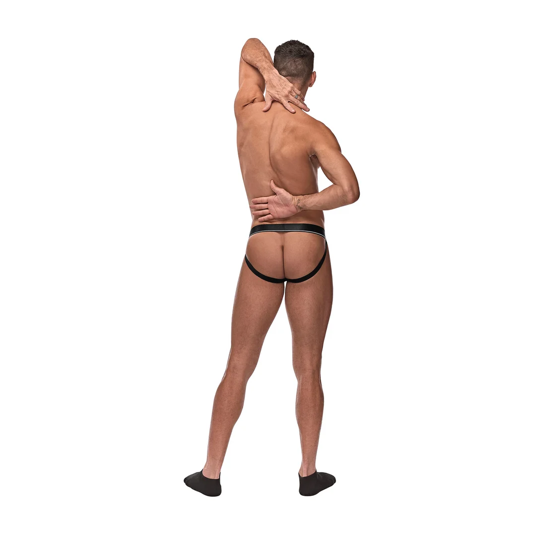 Male Power Jockstrap mit schwarzem Cockring – Bild 25