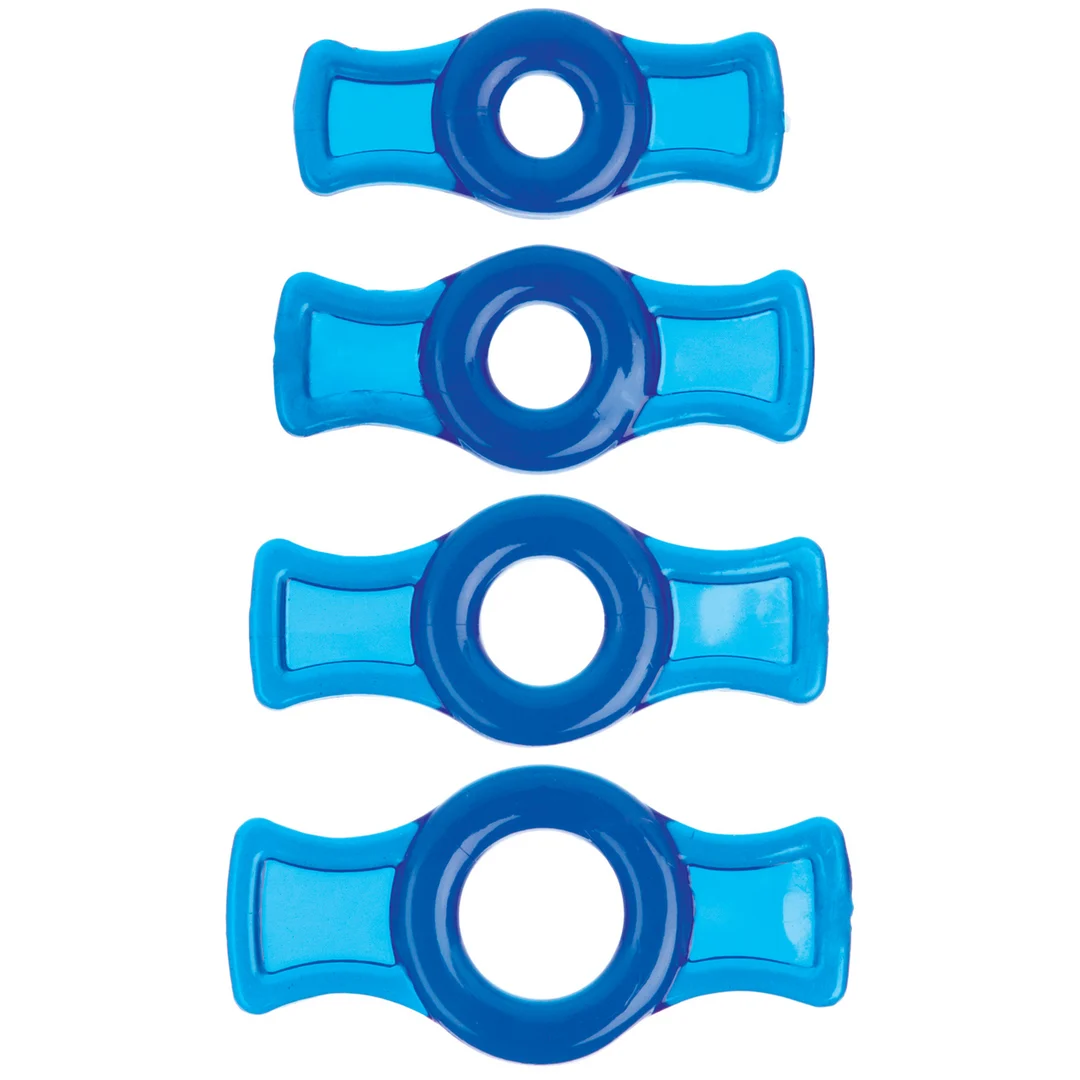 Doc Johnson Cockring Set mit 4 Ringen – Bild 2