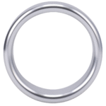 Cockring aus gebürstetem Aluminium – Medium – Bild 6