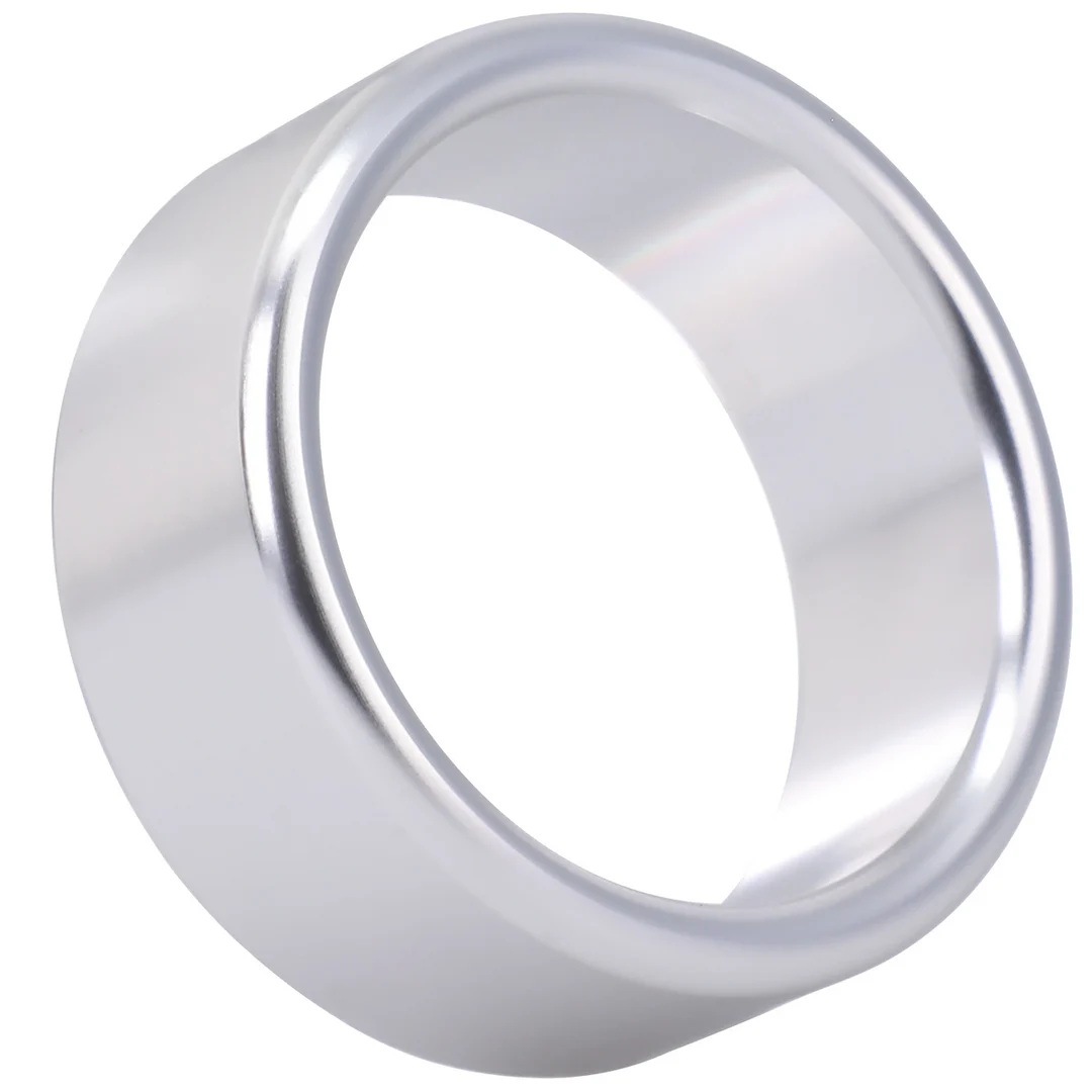 Cockring aus gebürstetem Aluminium – Medium – Bild 2