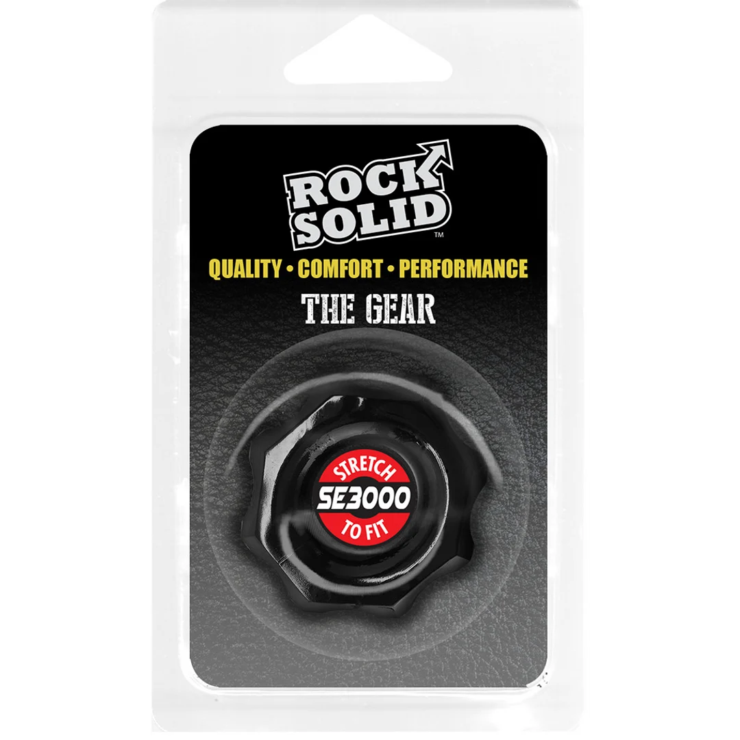 3700-07-CD-2 Nicht vibrierender Cockring aus dehnbarem TPE – Cockring – Bild 1
