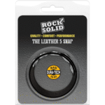 Doc Johnson The Leather 5 Snap Cockring