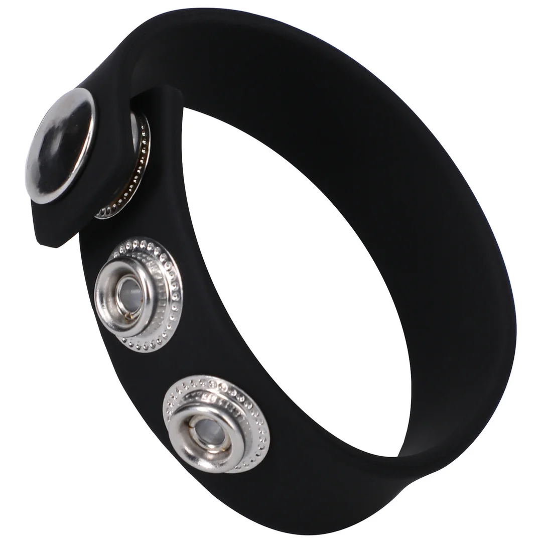 Cockring mit 3 Druckknöpfen – 3 Snap – Bild 2