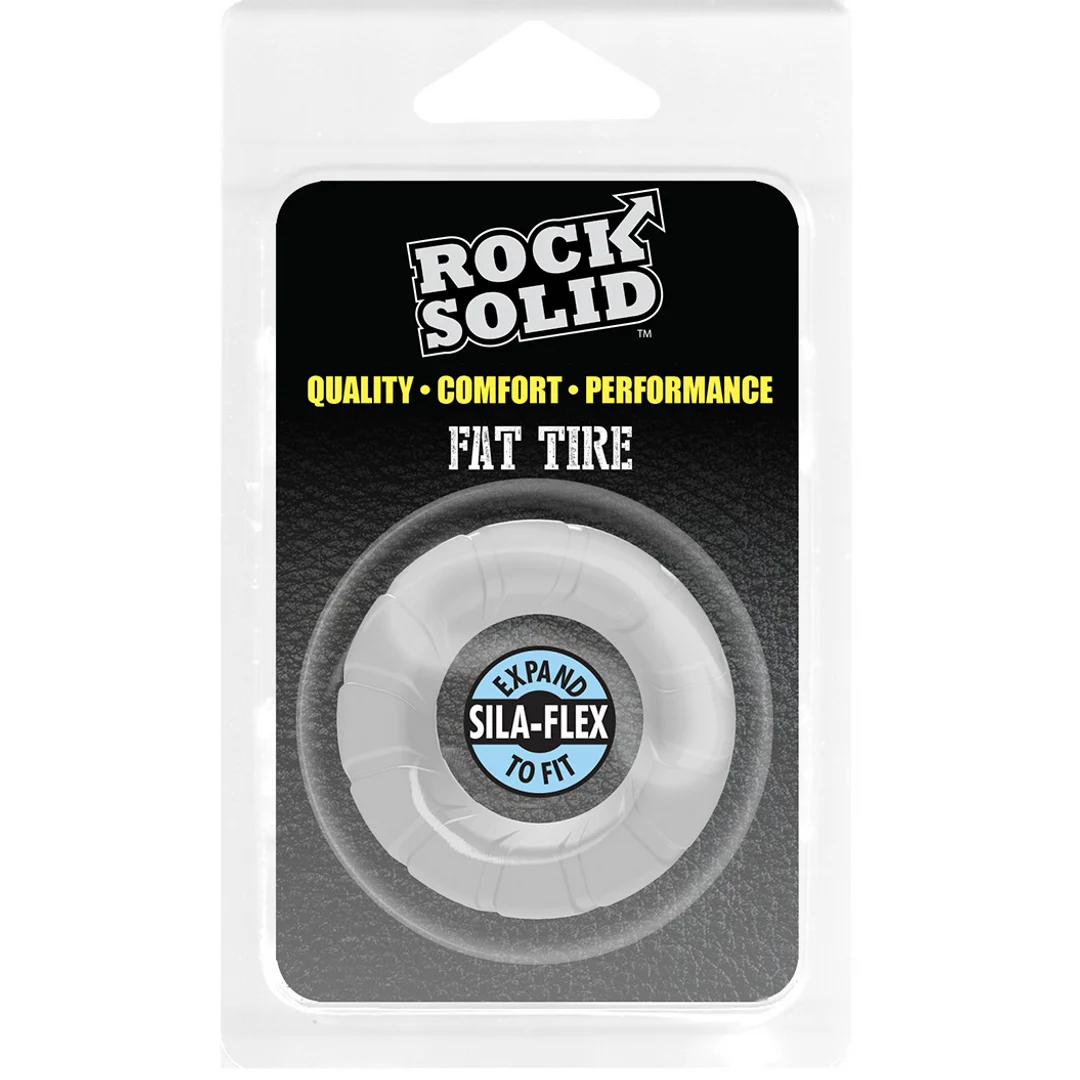 3700-27-CD-2 Nicht vibrierender Penisring aus weichem Silikon – Fat Tire – Bild 1