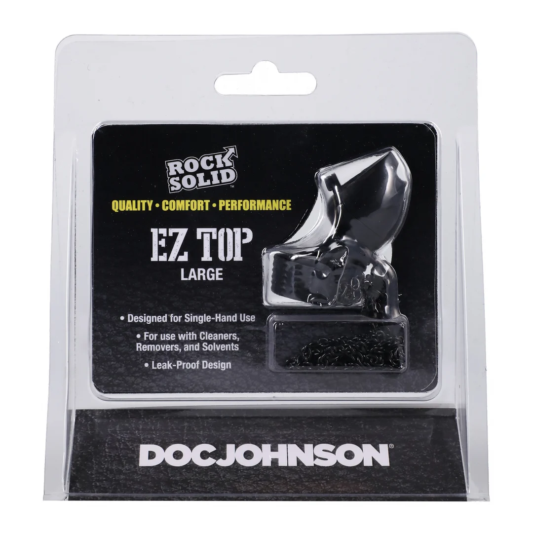 Doc Johnson EZ Top, groß, schwarz