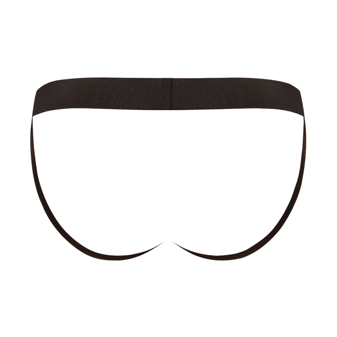 Jockstrap mit Satinoptik und plüschigem Bund für ein selbstbewusstes Gefühl – Male Power – Bild 5