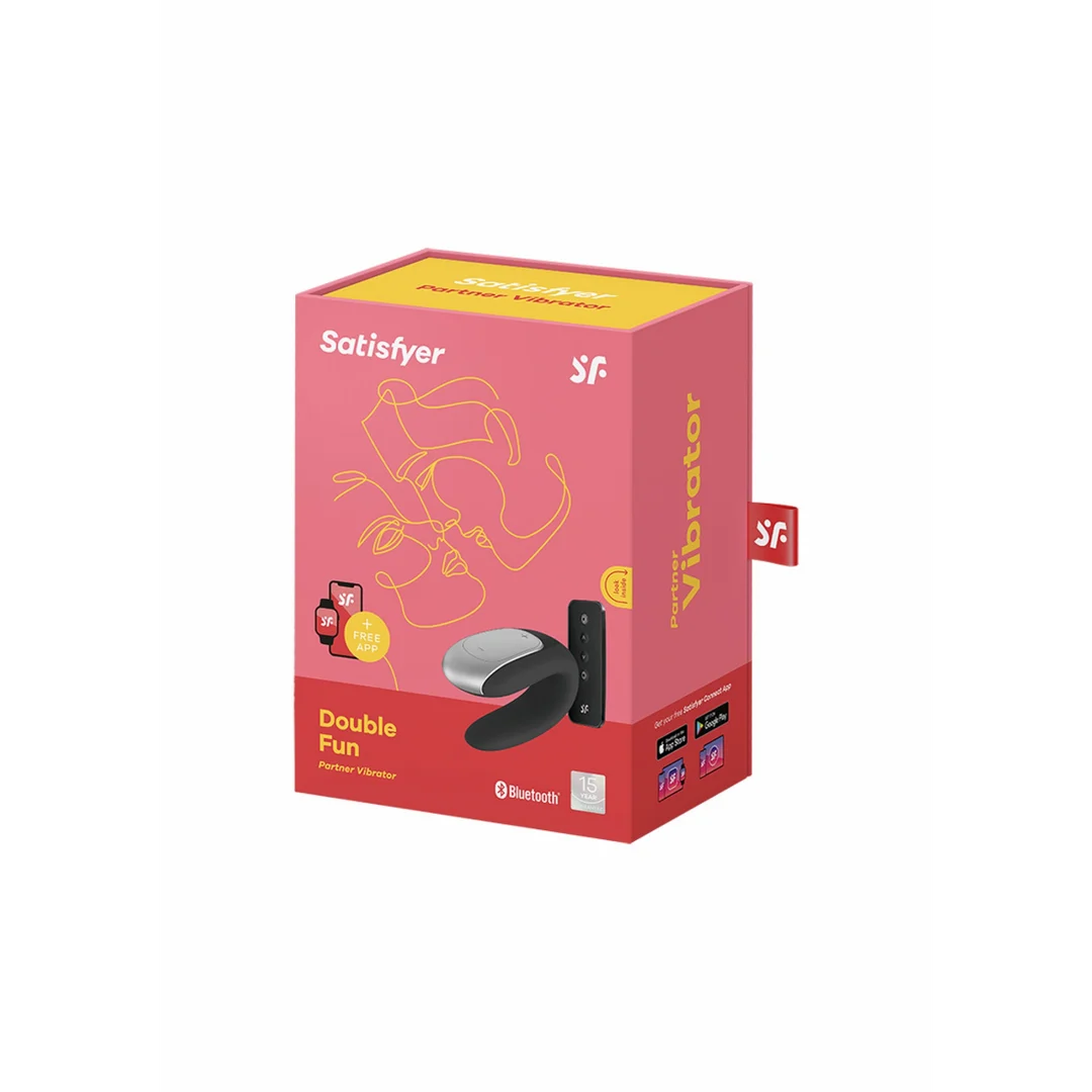 4001692-2 Paarvibrator mit Fernbedienung: Partner Vibrator in Schwarz – Bild 1