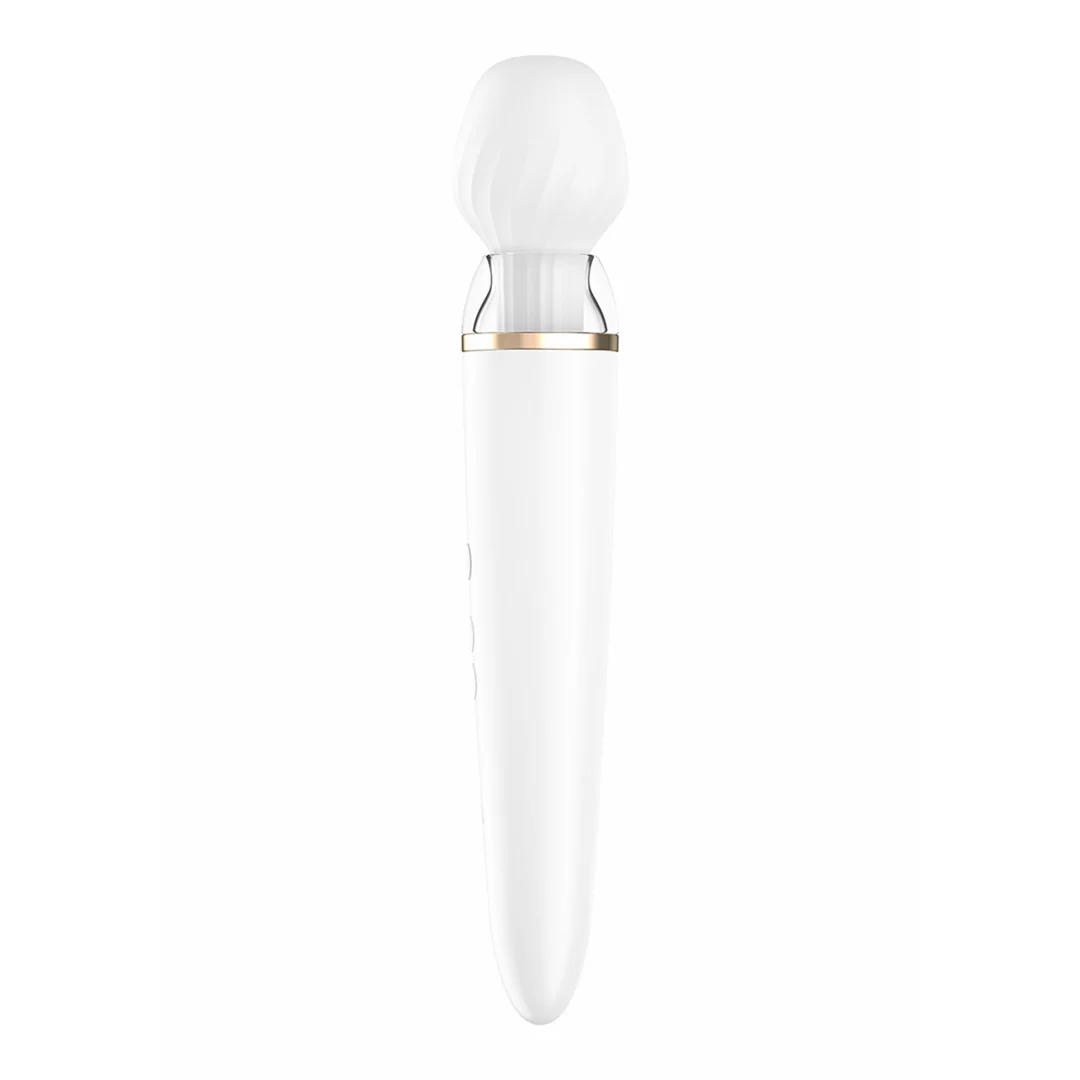 Satisfyer Wandvibrator – appgesteuert mit austauschbaren Aufsätzen – Satisfyer, weiß – Bild 5