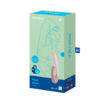 Satisfyer Rabbit Vibrator, wärmend und per App steuerbar, Satisfyer Heat Wave Mauve