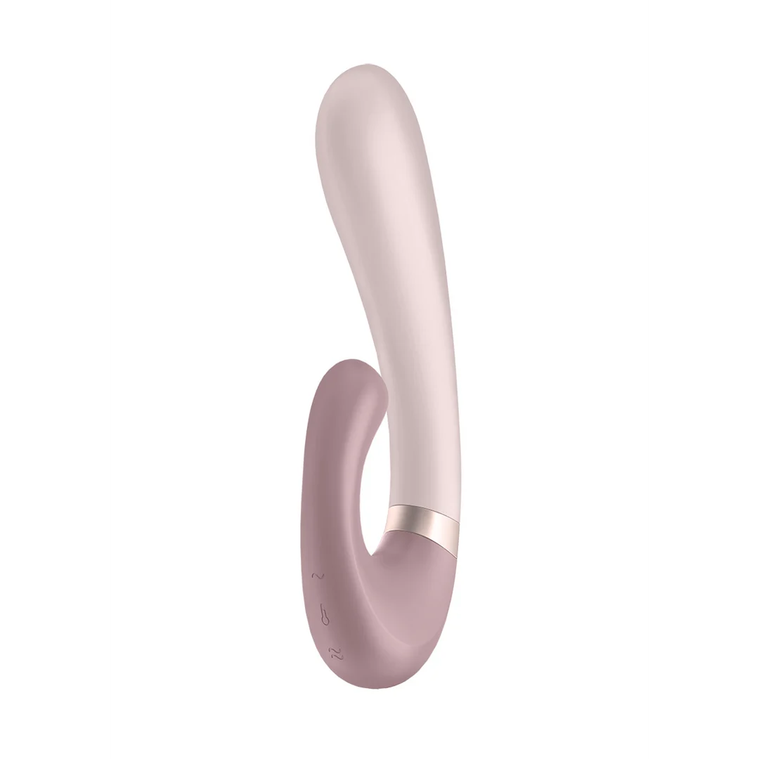 Satisfyer Rabbit Vibrator, wärmend und per App steuerbar, Satisfyer Heat Wave Mauve – Bild 3