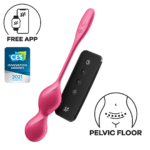 Toy für Paare mit Fernbedienung – Love Birds 2 – Kegelübungen und G Punkt Stimulation – Rosa – Bild 5
