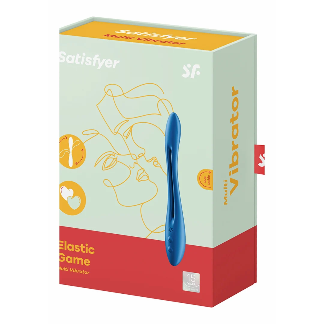 4007649-2 Satisfyer G spot Vibrator mit 10 Vibrationsprogrammen – Elastic Game – Bild 1