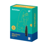 Satisfyer Mini Vibrator mit gezielter Spitze und Noppenstruktur, schwarz