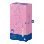 Satisfyer Bullet Vibrator mit rotierender Spitze – Altrosa