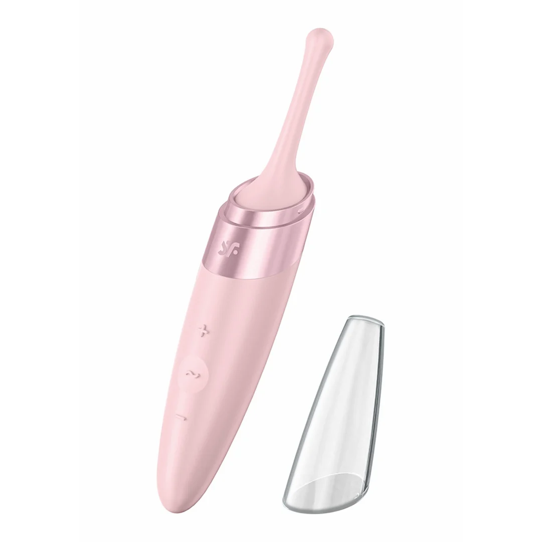 Satisfyer Bullet Vibrator mit rotierender Spitze – Altrosa – Bild 2