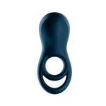 Vibrierender Cockring mit zusätzlicher Stimulation – Epic Duo Ring – Doppelt vibrierender Cockring – Dunkelblau – Bild 3