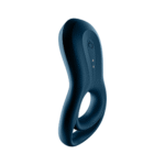 Vibrierender Cockring mit zusätzlicher Stimulation – Epic Duo Ring – Doppelt vibrierender Cockring – Dunkelblau – Bild 4
