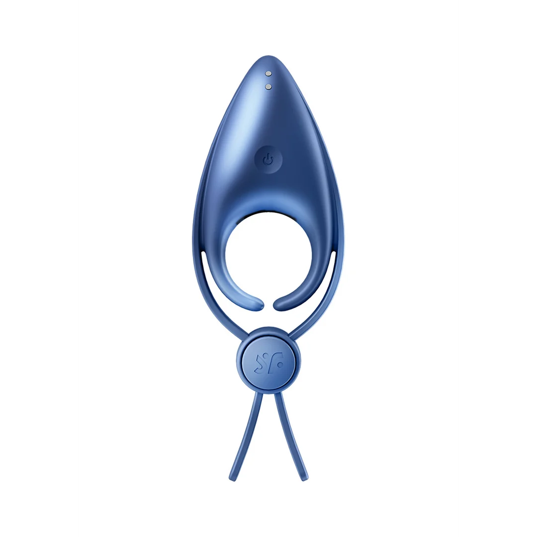 Satisfyer Sniper vibrierender Penisring in Blaugrau – Bild 2