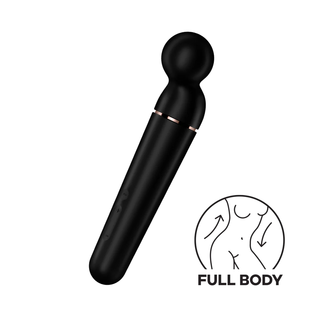 Satisfyer Massagegerät mit 10 Einstellungen und 6 Intensitätsstufen, Satisfyer Schwarz/Roségold – Bild 2