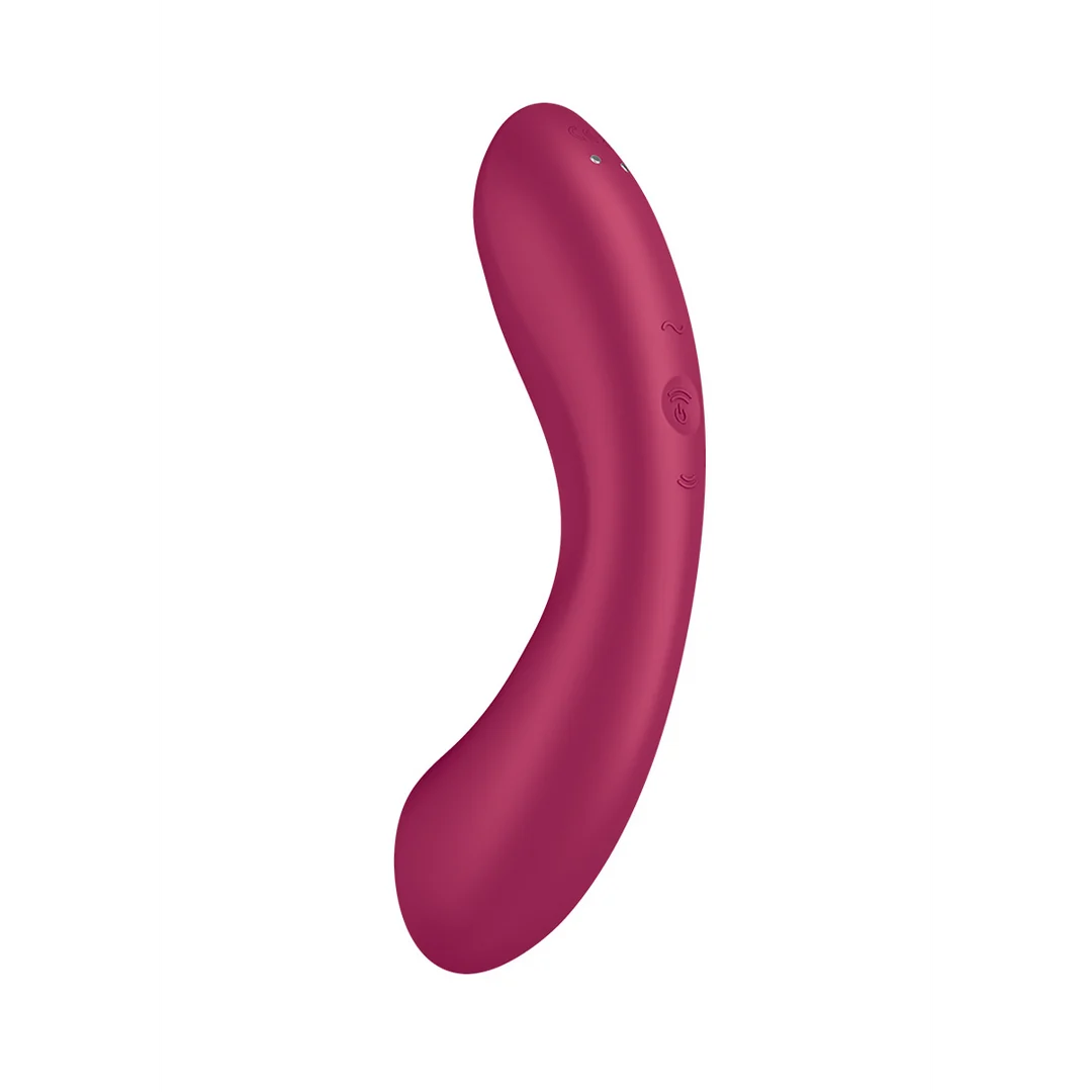 Satisfyer Doppelvibrator mit Air Pulse – Rot – Bild 3